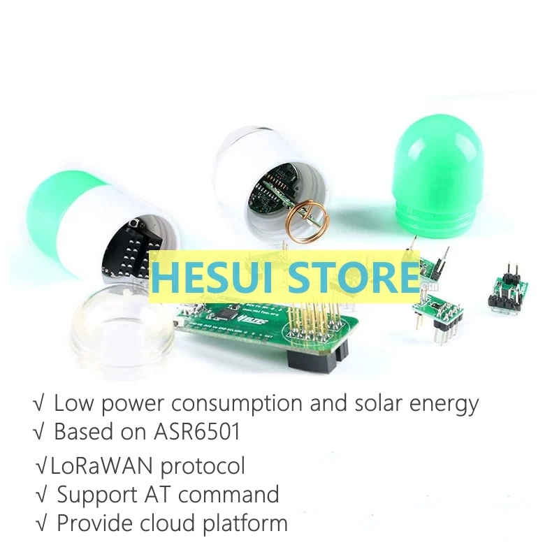 ASR6501 беспроводной датчик SX1262 LoRaWAN узловой модуль управления облаком при прозрачной передаче 433/868