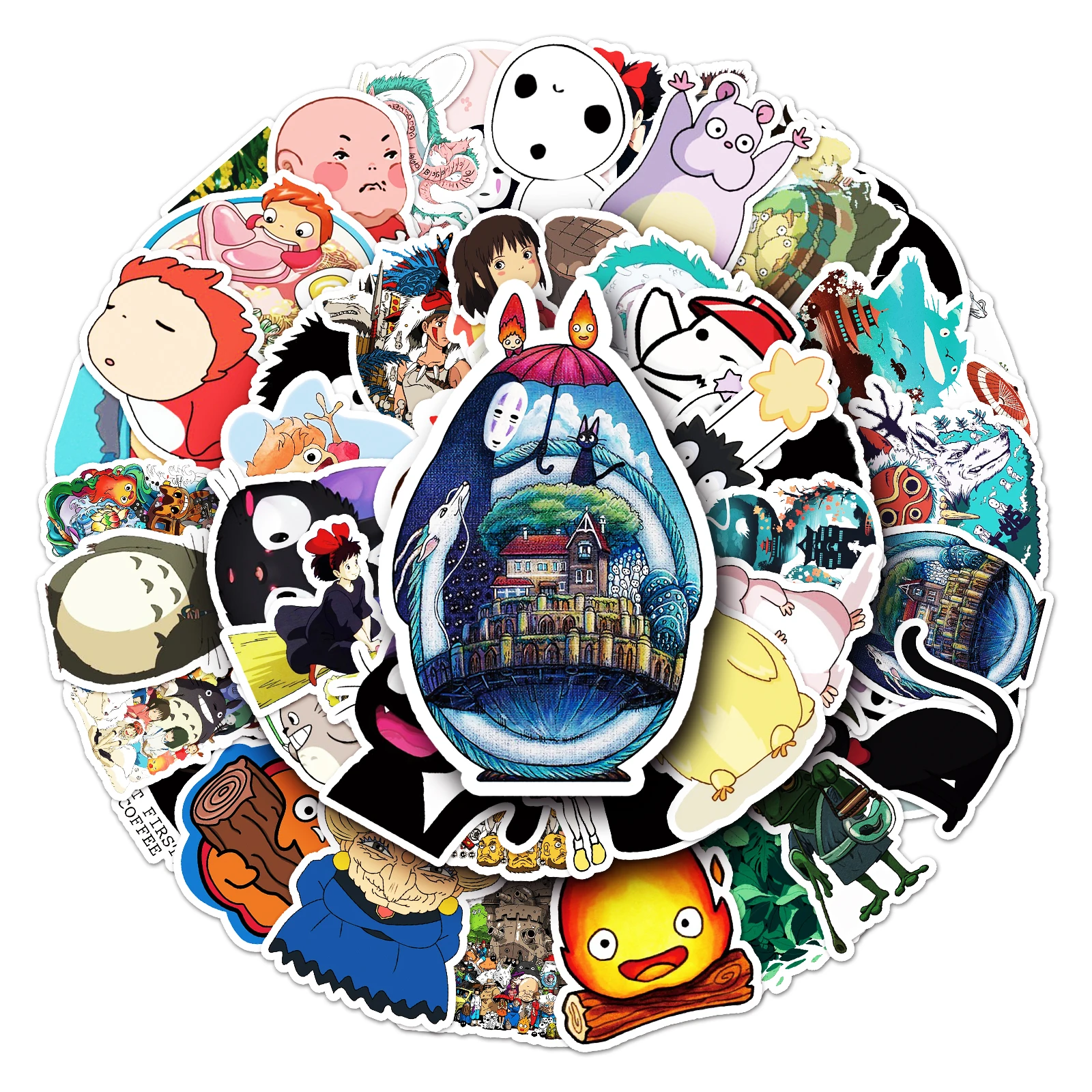 

Граффити наклейки Hayao Miyazaki 50 шт