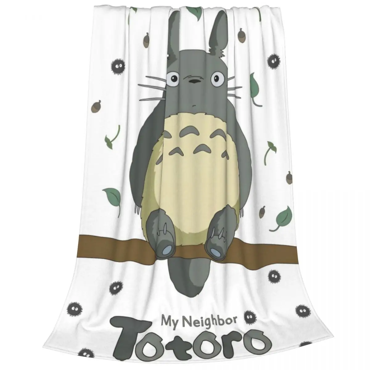 Cartoon Funny Cute T-Totoros Blankets Fleece Summer Air Conditioning Portable Ultra-Soft Throw Blanket for Bedding Office Quilt