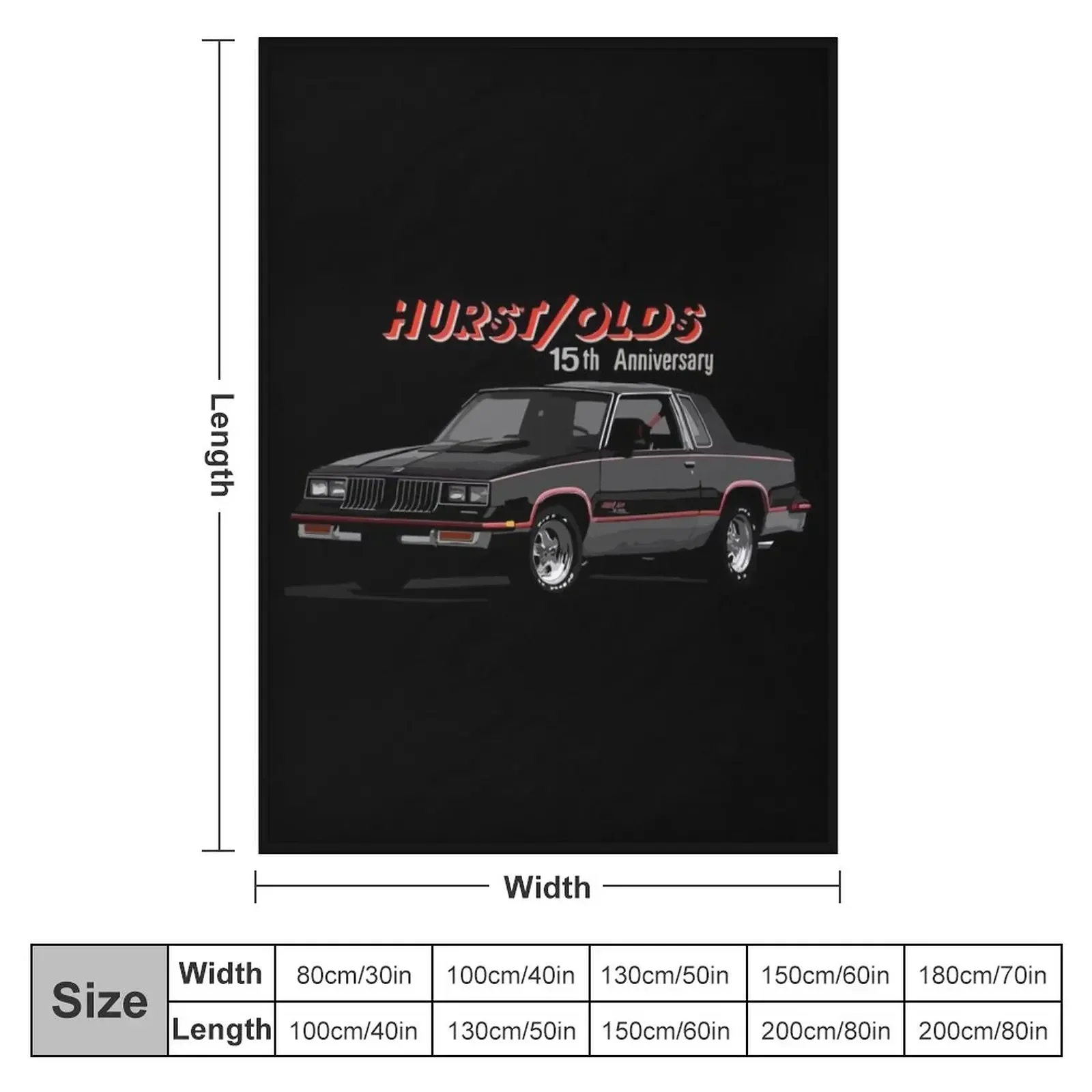 1983 г. плед Hurst/oldcutlass летнее покрывало мягкие большие теплые винтажные одеяла