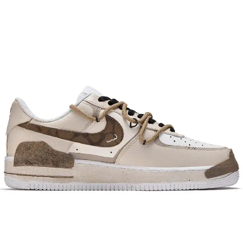 【Настроить】Nike Air Force 1 Обувь для скейтбординга Мужские кроссовки CW2288-111