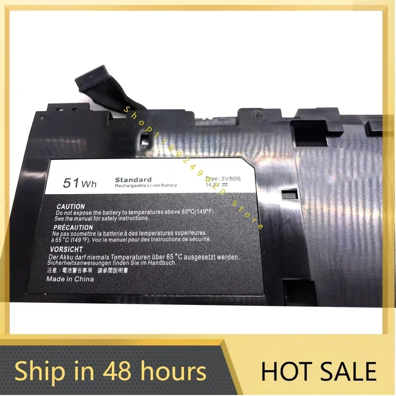 Новинка 2024 года 3V806 для Alienware 13 R2 серии ALW13ED-2708 ALW13ED-2608 ALW13ED-1508 N1WM4 62N2T 2P9KD 51WH