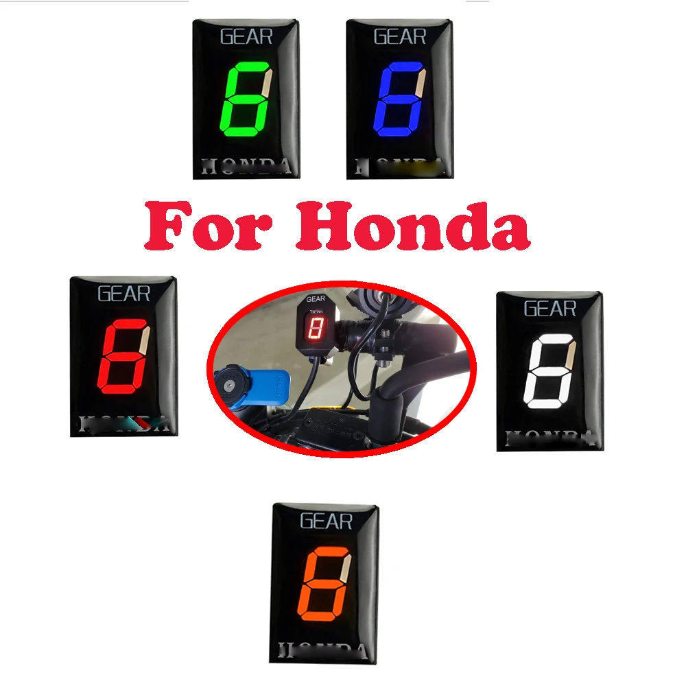 

For HONDA CBR600F CBR1000R CBR300R CB500F CB600F CBR500R CBR600RR CB300F CMX500 NC700S NC700X Motorcycle Gear Display Indicator