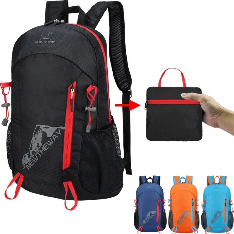 

22L Portable Foldable Hiking Backpack Folding Mountaineering Bag Ultralight Outdoor Climbing Cycling Travel Knapsack Daypack