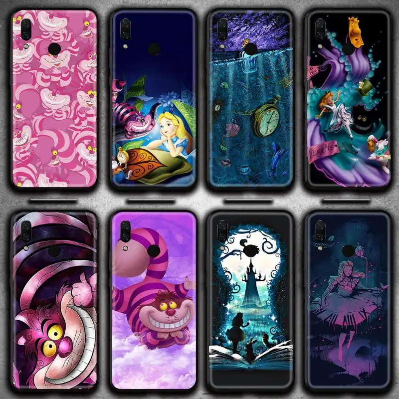 

Alice in Wonderland Phone Case for Huawei Y6P Y8S Y8P Y5II Y5 Y6 2019 P Smart Prime Pro