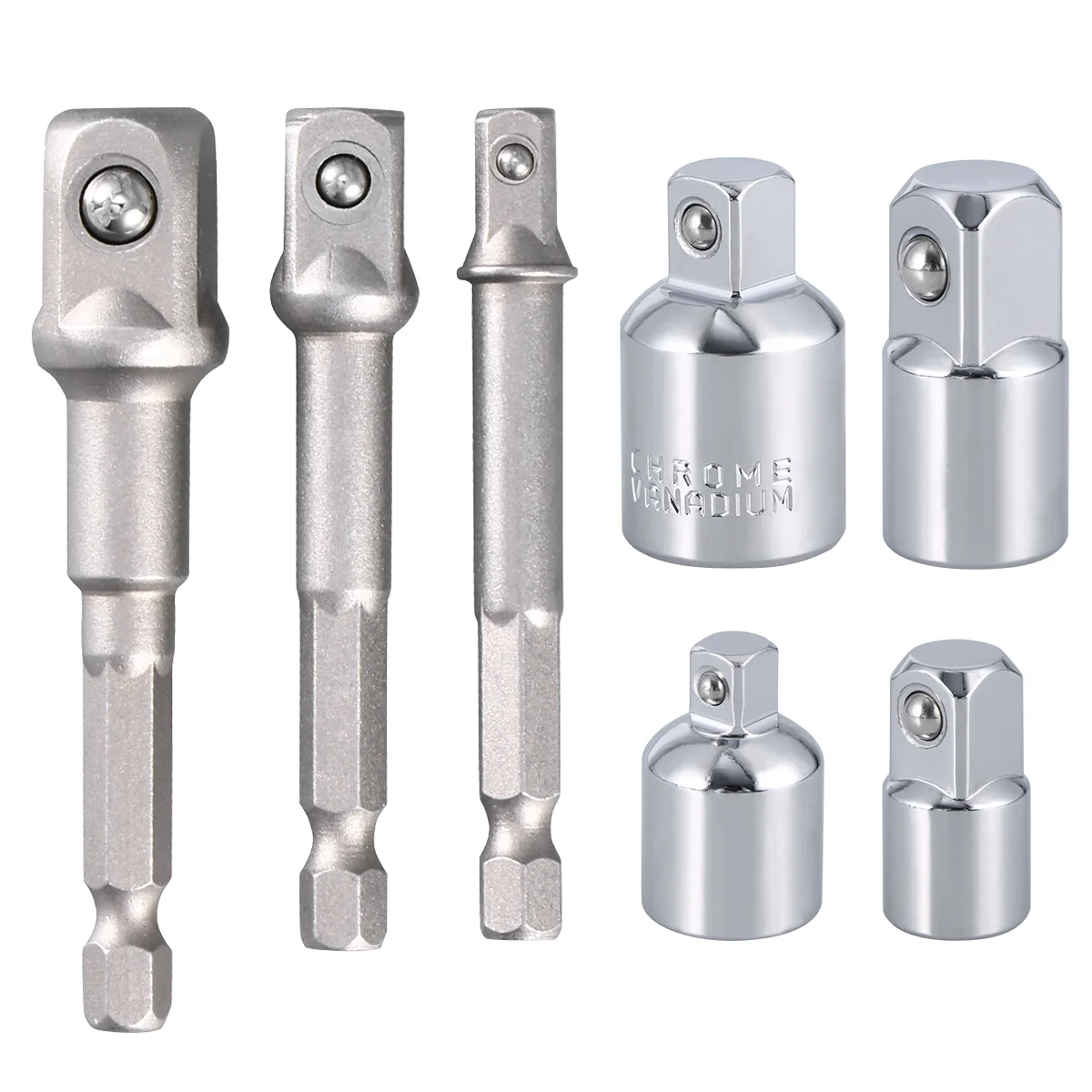 

3 Pcs Socket Adapter Drill Extension Drill Bit Set Drill Bit Extension Arbors Socket Wrench Adapter Socket Adapter Converter Set