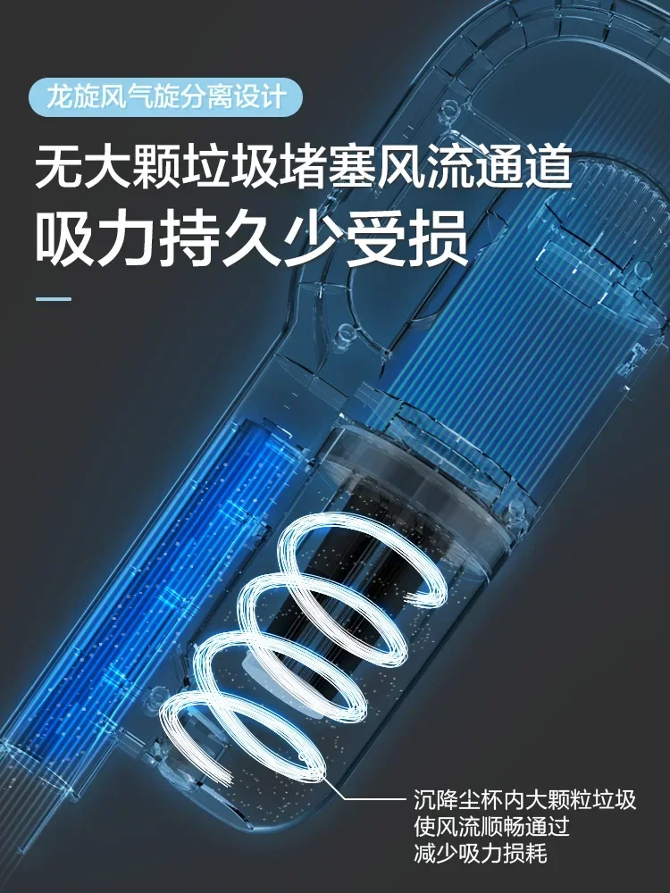 Пылесос бытовой большой всасывающий ручной легкий для удаления клещей в кровати