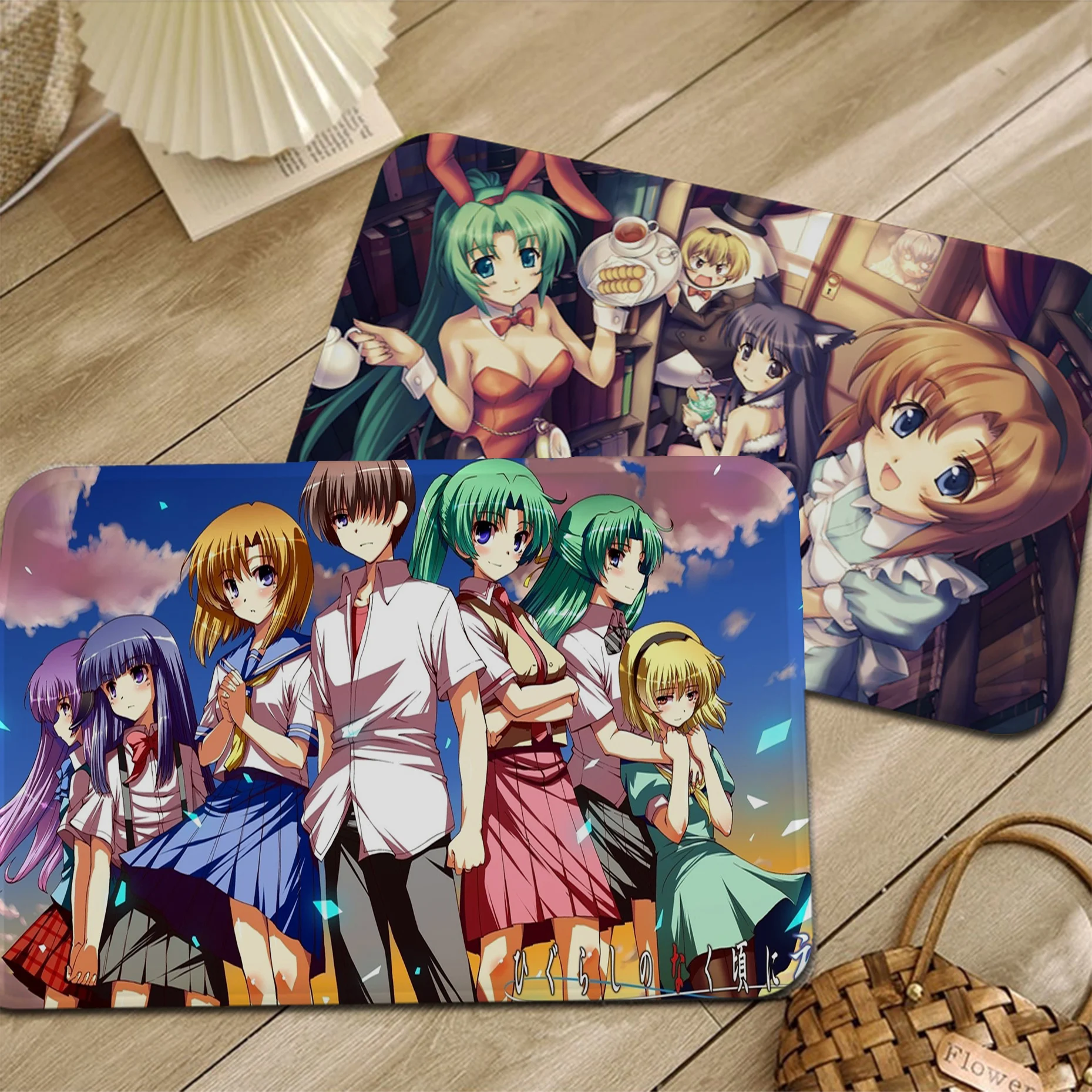 

Higurashi When They Cry Bathroom Mat Cheaper Anti-slip Modern Living Room Balcony Printed Welcome Doormat