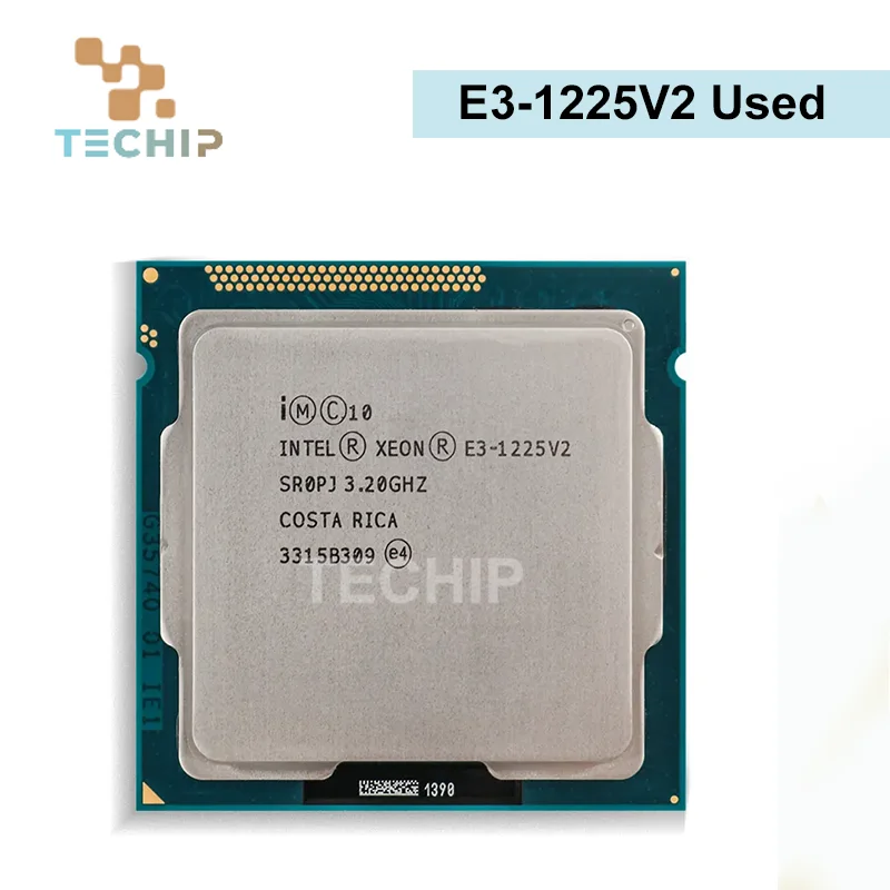 

100% Оригинальный процессор Xeon E3 1225 v2 E3-1225v 2 ЦПУ 3,2 ГГц четырехъядерный четырехпоточный 8 Мб 77 Вт LGA 1155 для материнской платы B75