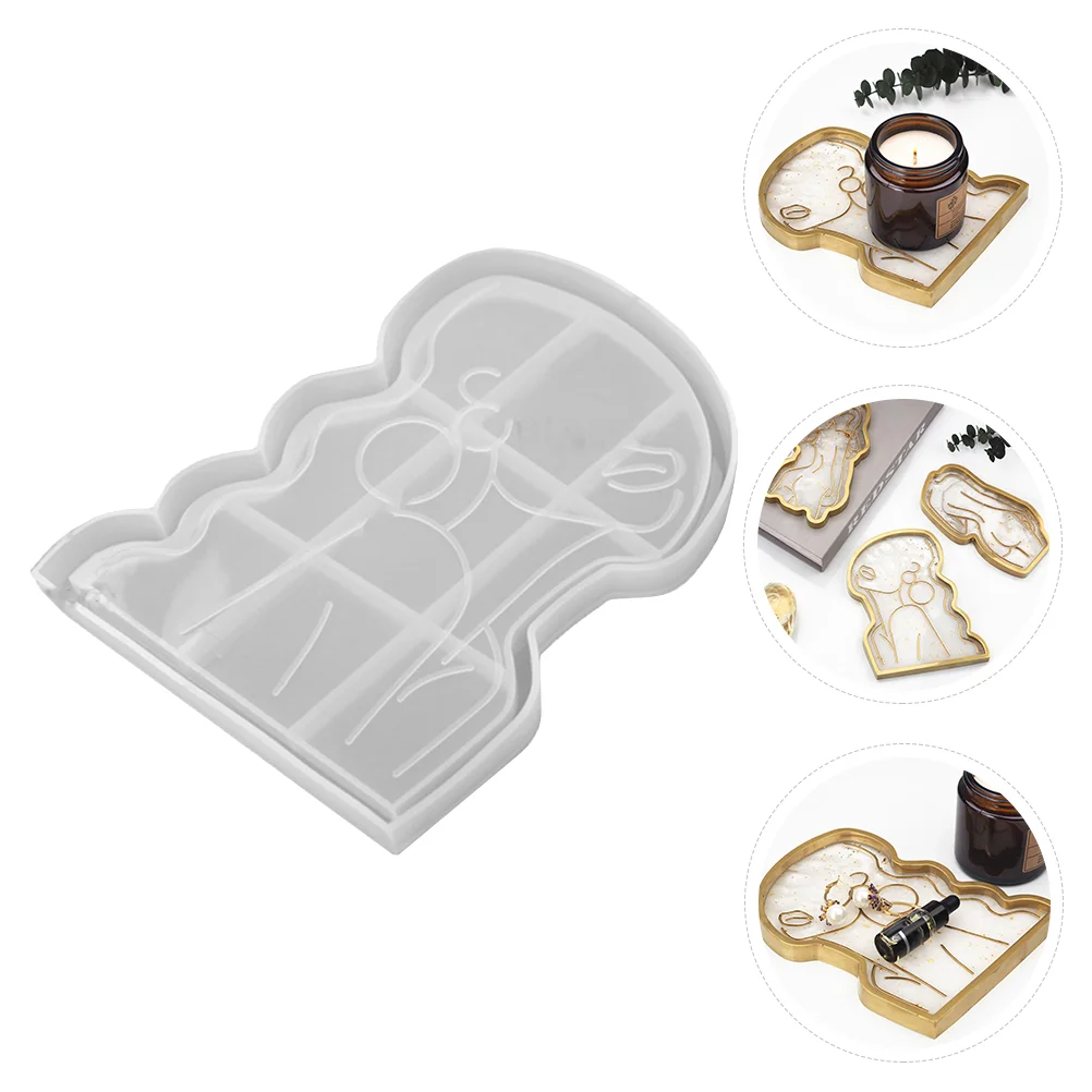 

Tray Resin Mould Storage Silicone Plate Dish Diy Jewelry Box Coaster Molds Serving Cup Mat Large Soap Casting Novel Holder