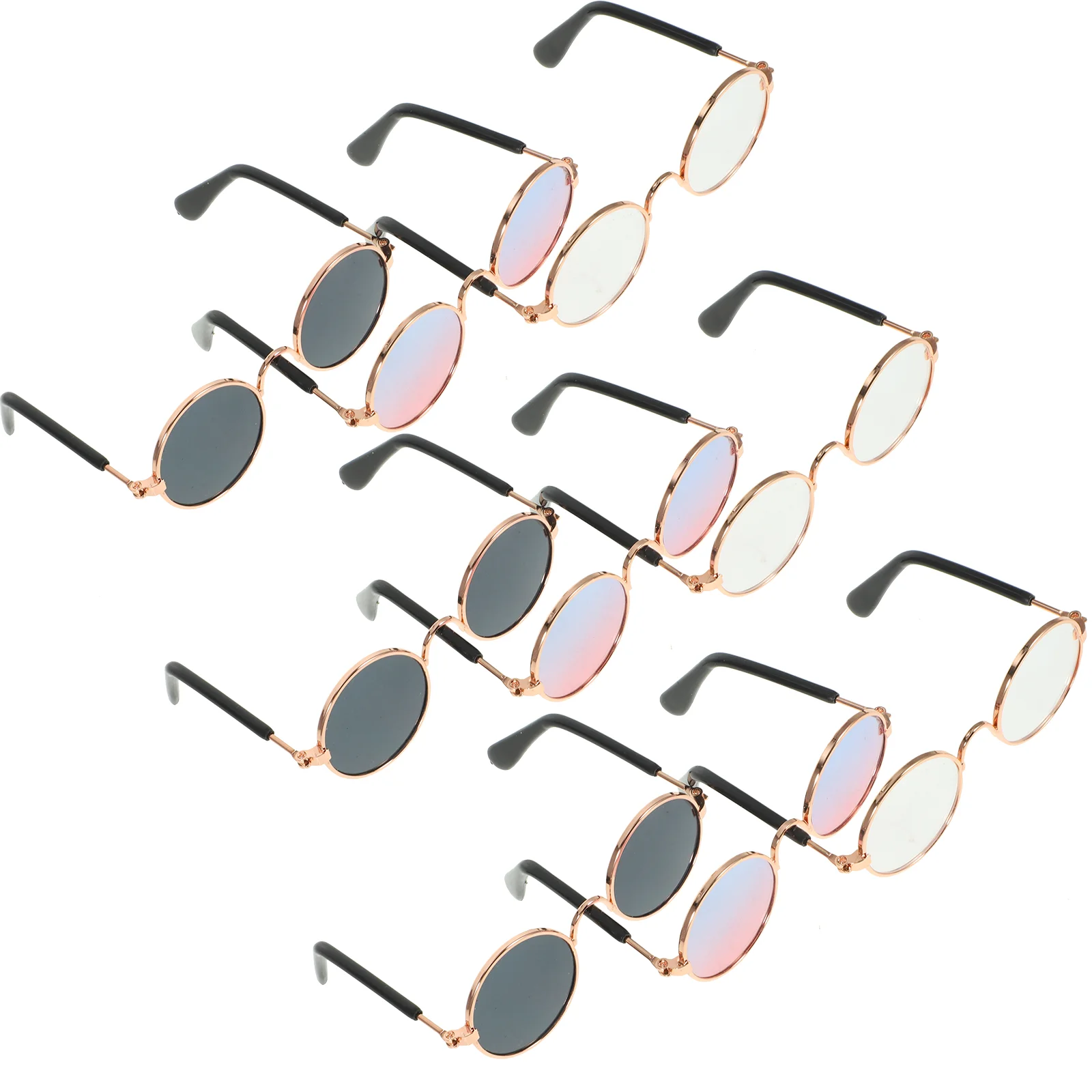 

Glasses Sunglasses Eyeglasses Dress Up Accessories Mini Eyewear Miniature Costume Pet American Eye Girls Reading Fashion Inch