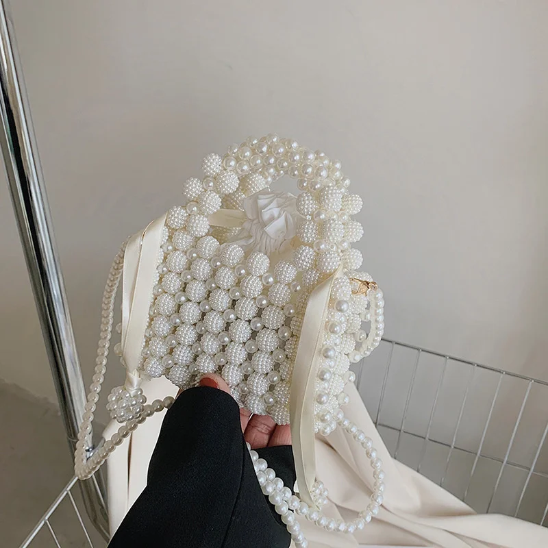 

Cute Girls Princess Crossbody Bags Beads Purses and Handbags for Women Mini Coin Wallet Pouch Kawaii Kids Tote Hand Bags