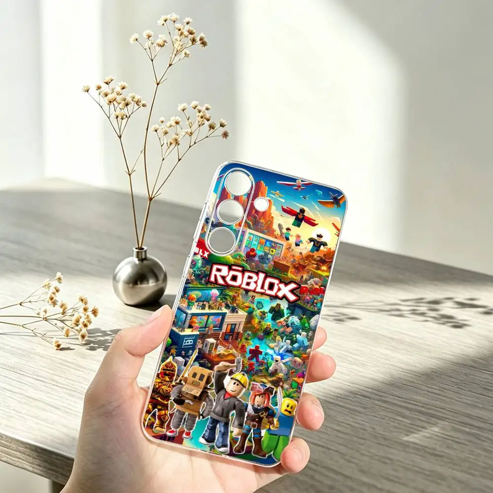 Фото Чехол для телефона Game R-Robloxs Hot для Samsung A10,12,20,21S,30,31,40,50,51,52,70,71, прозрачный чехол №3
