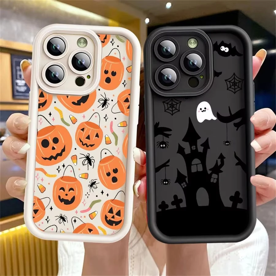 Фото Чехол на Хэллоуин для Samsung Galaxy A53 A50 A50S A36 5G A35 A34 A33 A32 A30 A26 A24 A23 A22 A20 A16 A15 A14 A13 A12 4G A06 Cover №2
