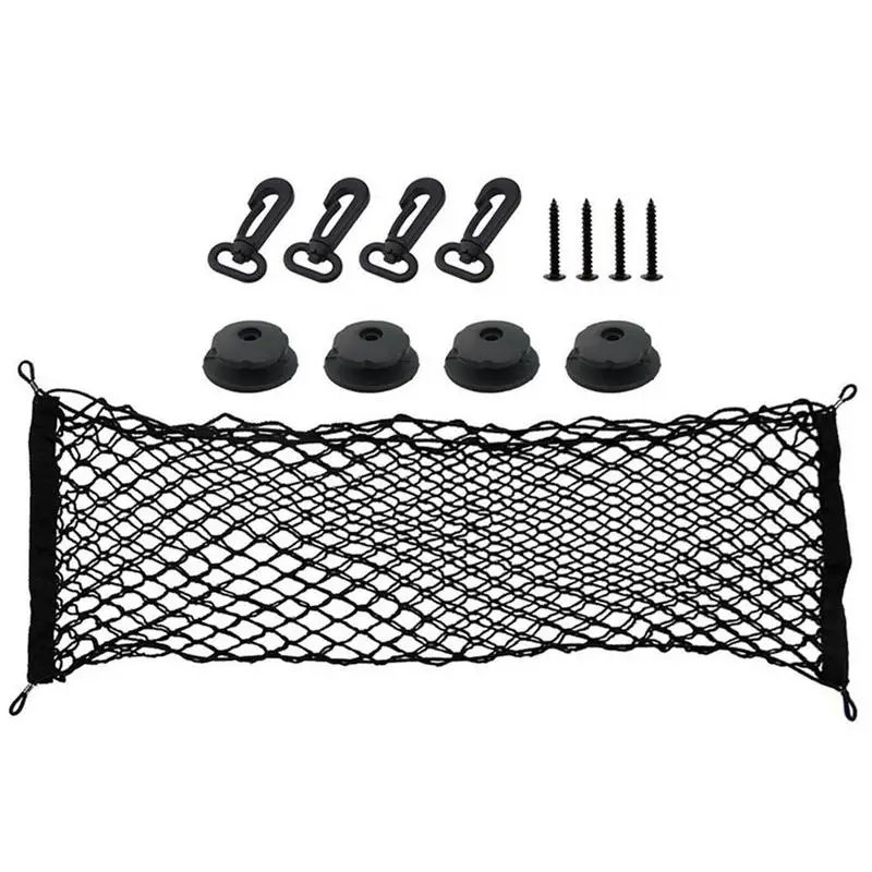 

Universal Car Trunk Net Adjustable Elastic Trunk Net Organizer For Car Interior Accessories Stretchable Nylon Truck Vehicle