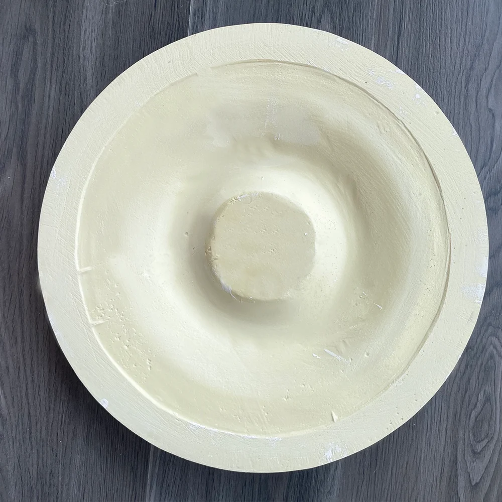 Французская панель из полиуретана Круглый держатель для лампы украшение в форме