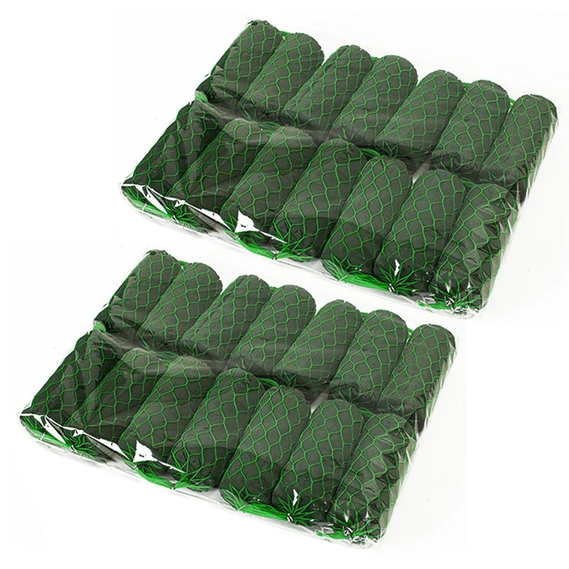 

28X Floral Foam Block Flower Wedding Flower Holder Artificial Handle Bridal Foam Roses Foam Flowers Home Decoration