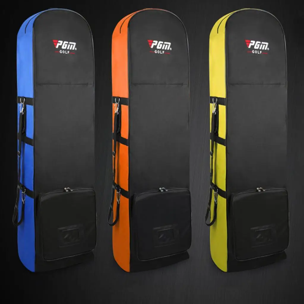 Wheeled Golf Travel Cover Bag for Airlines Shipping Storage Carrier Black