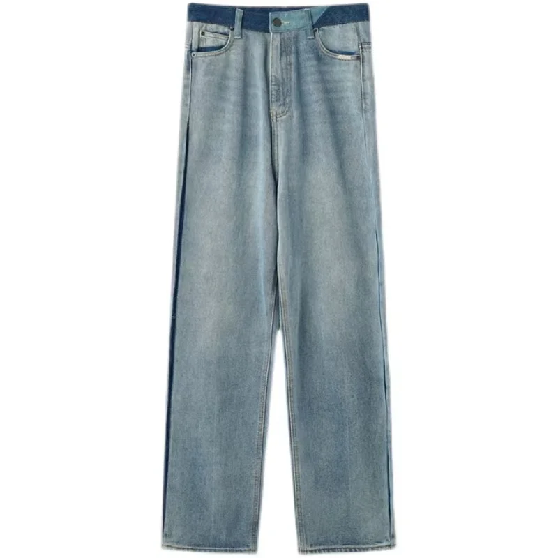 Straight Leg Jeans Women 2022 Vintage Clothes Korean Fashion Denim Newjeans Jeans Woman High Waist Y2k Streetwear Pants Women's