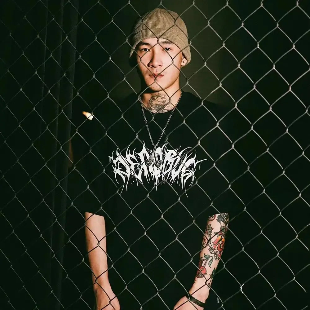 Футболка EKHLAS для мужчин и женщин художественная татуировка суставная темный