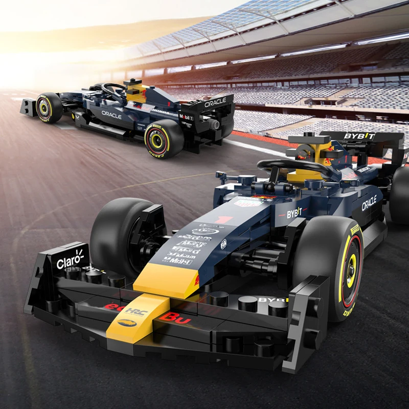 Новинка 1: 9 333 шт. строительные блоки MOC для серии скоростных чемпионов модель RB19