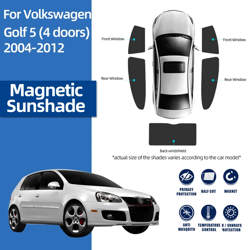 

Магнитный солнцезащитный козырек на лобовое стекло для Volkswagen Golf 5