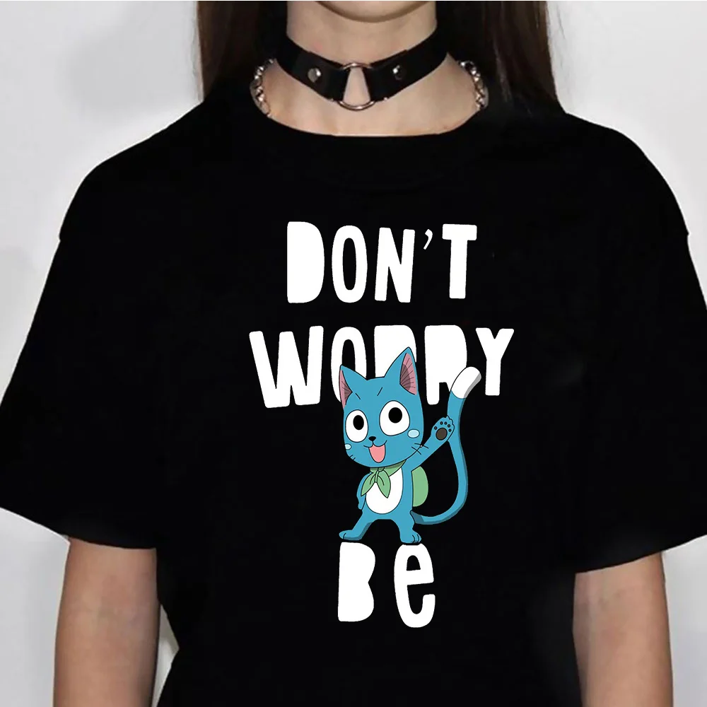 

Fairy Tail t shirt women funny Japanese t shirt female 2000s anime manga clothes