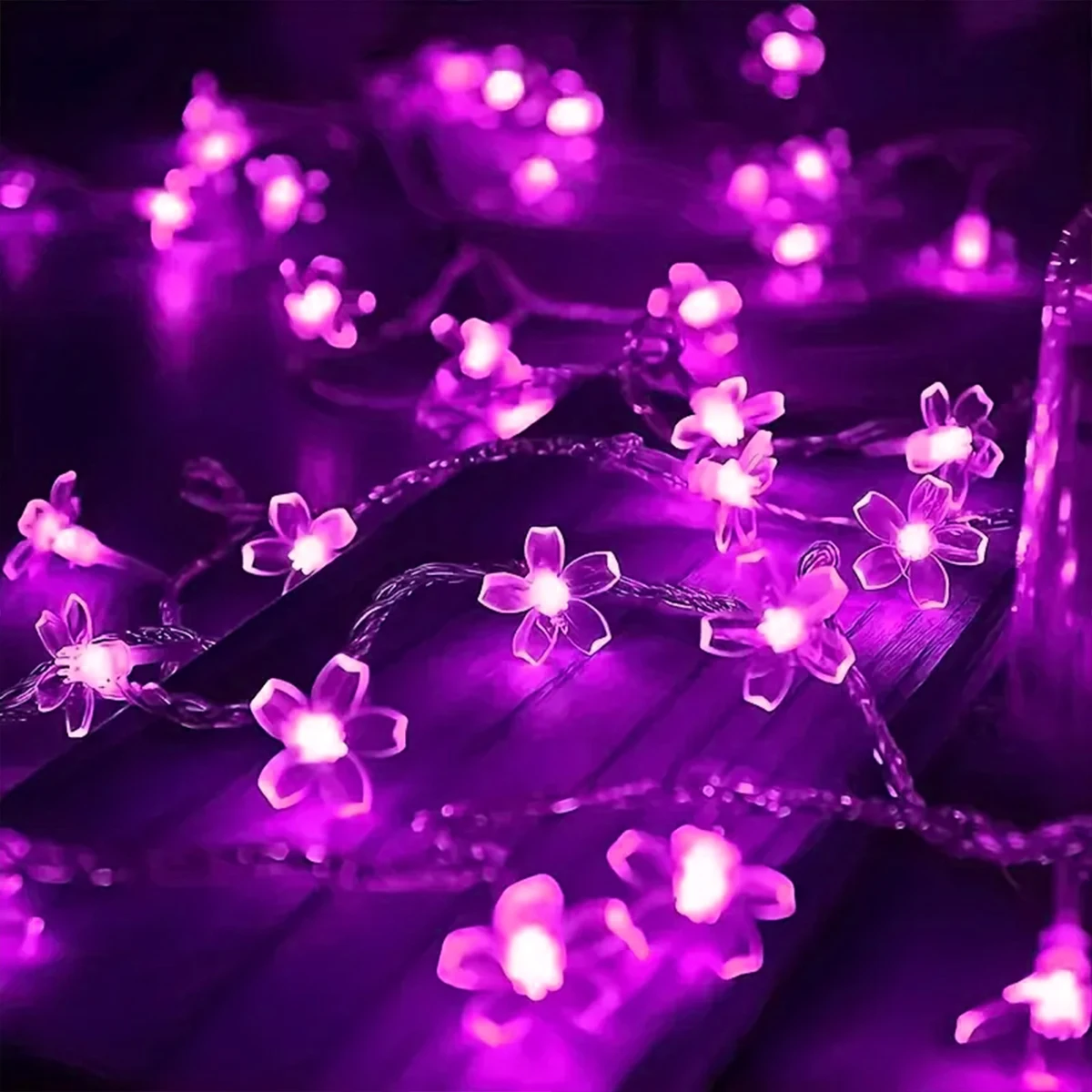 

80 LED Гирлянды с цветочком вишни USB