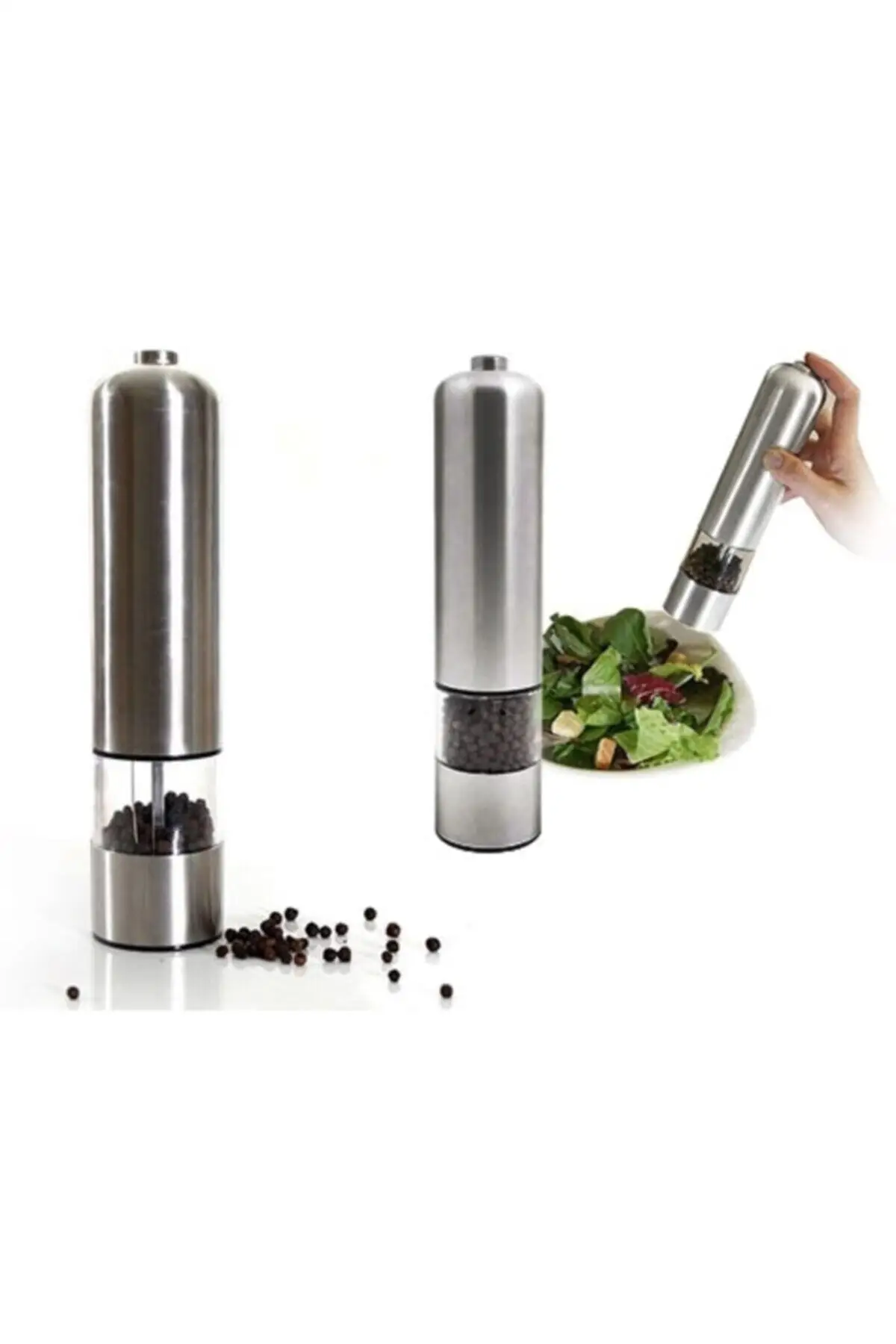 

Battery powered automatic salt pepper spice mill grinder spice table & kitchen home furniture