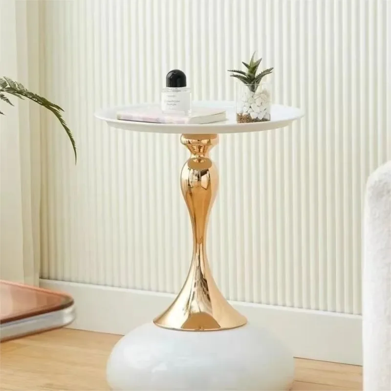 Круглый журнальный столик простой современный креативный боковой шкаф Диванный