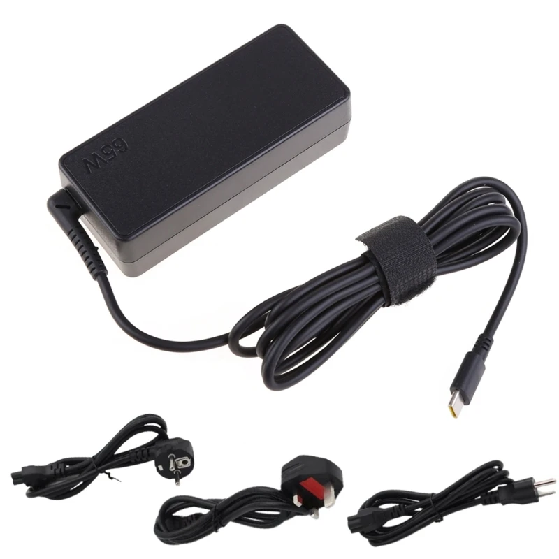 

Laptop AC Adapter 20V 3.25A 5V 2A 65W Type C AC Power Adapter Charger 100-240V 50-60Hz Input for Tablet 40JB