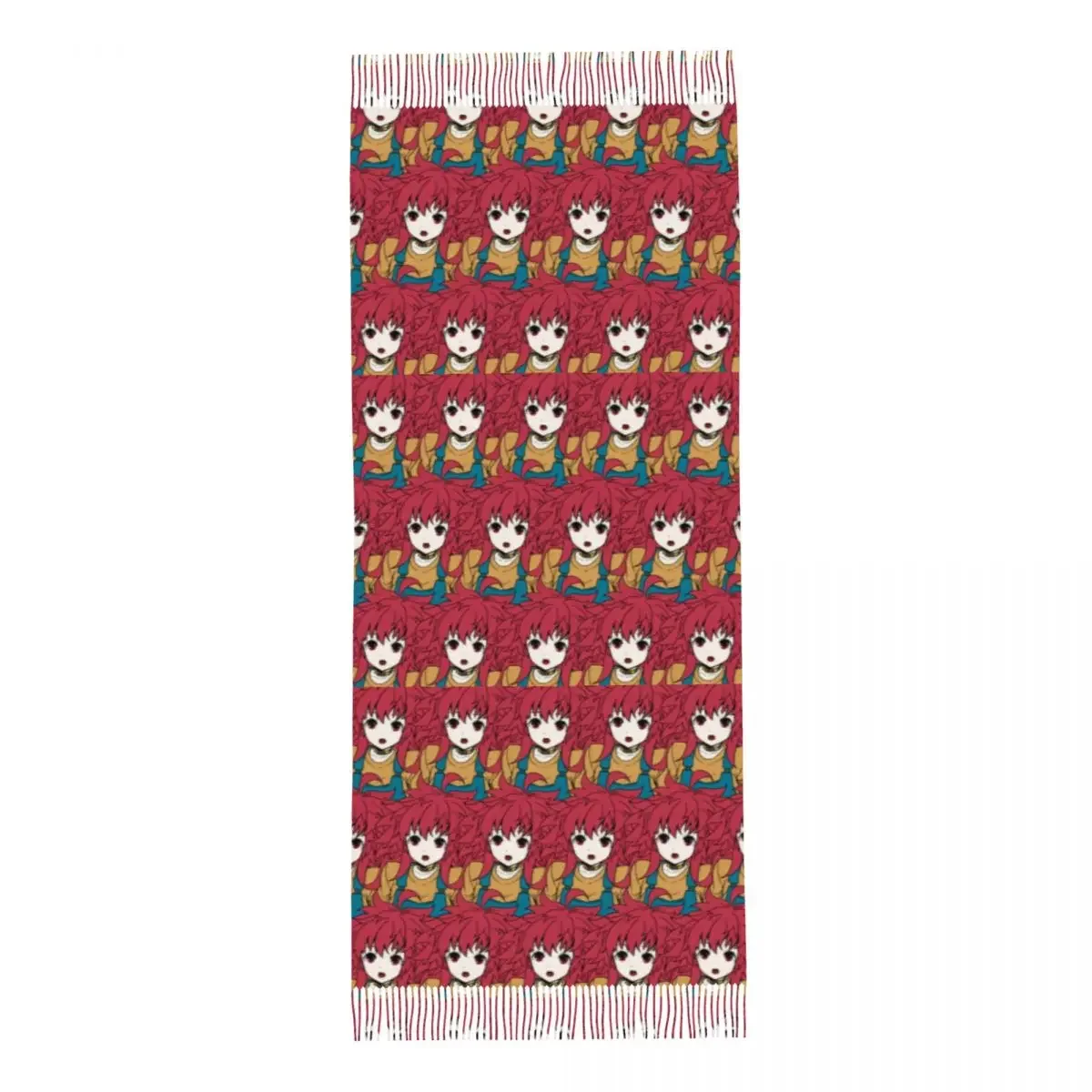 Женский шарф с кисточками Nao Egokoro Длинная зимняя Осенняя шаль шарфы из пашмины