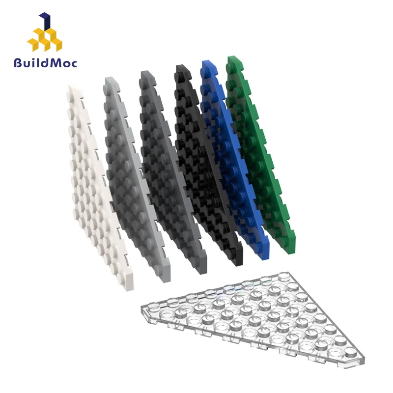 

BuildMoc 1PCS Assembles Particles 30504 8x8 Wedge Plate Bricks Building Blocks Replaceable High-Tech Part Toys For Children