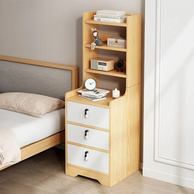 

Bedside table storage bookshelf creative minimalist modern bedroom bedside bookshelf simple storage cabinet