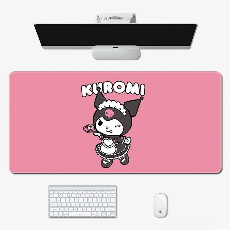Ceny Sanrio Kuromi Komputer Biurowy Podkładka Pod Klawiaturę Mężczyźni Kobiety Nowa Kreskówka ładny Stół Podkład Na Biurko Podkładka Pod Mysz Duże Rozmiary Akcesoria Do Grania