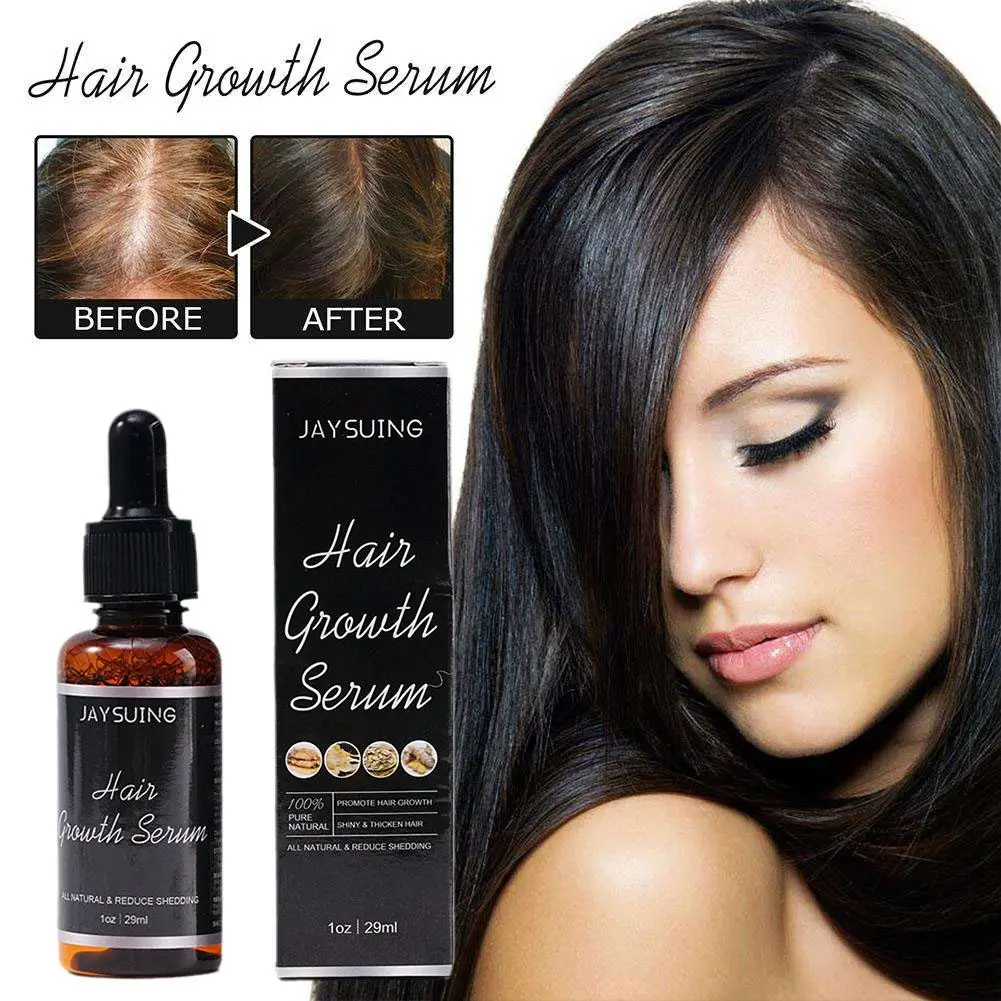 

1Pc Allurium Hair Growth Serum For Black Women Anti Hair Loss Thinning For Men Women Hair Shiny Silky Moisturizing Hair Care