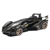 122 scale diecast car germany bull logo metal model with light and sound lambor v12 vision gt pull back vehicle alloy toy