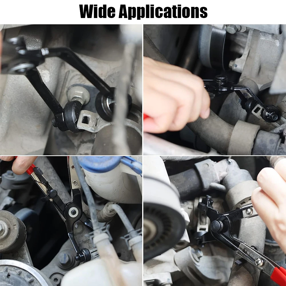 45 ° Угловые плоскогубцы для зажима шланга с плоским ремнем инструмент удаления