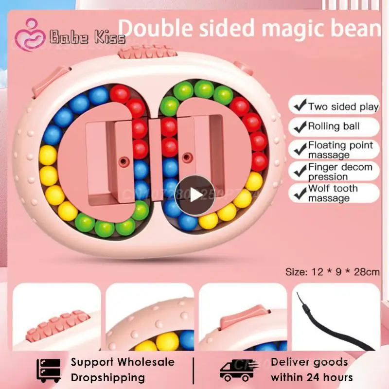 

1~10PCS Rotating Funny Bean Fingertip Fidget Toys Spinning Bead Puzzles Top Stress Relief Game Toys Gift Education Intelligence