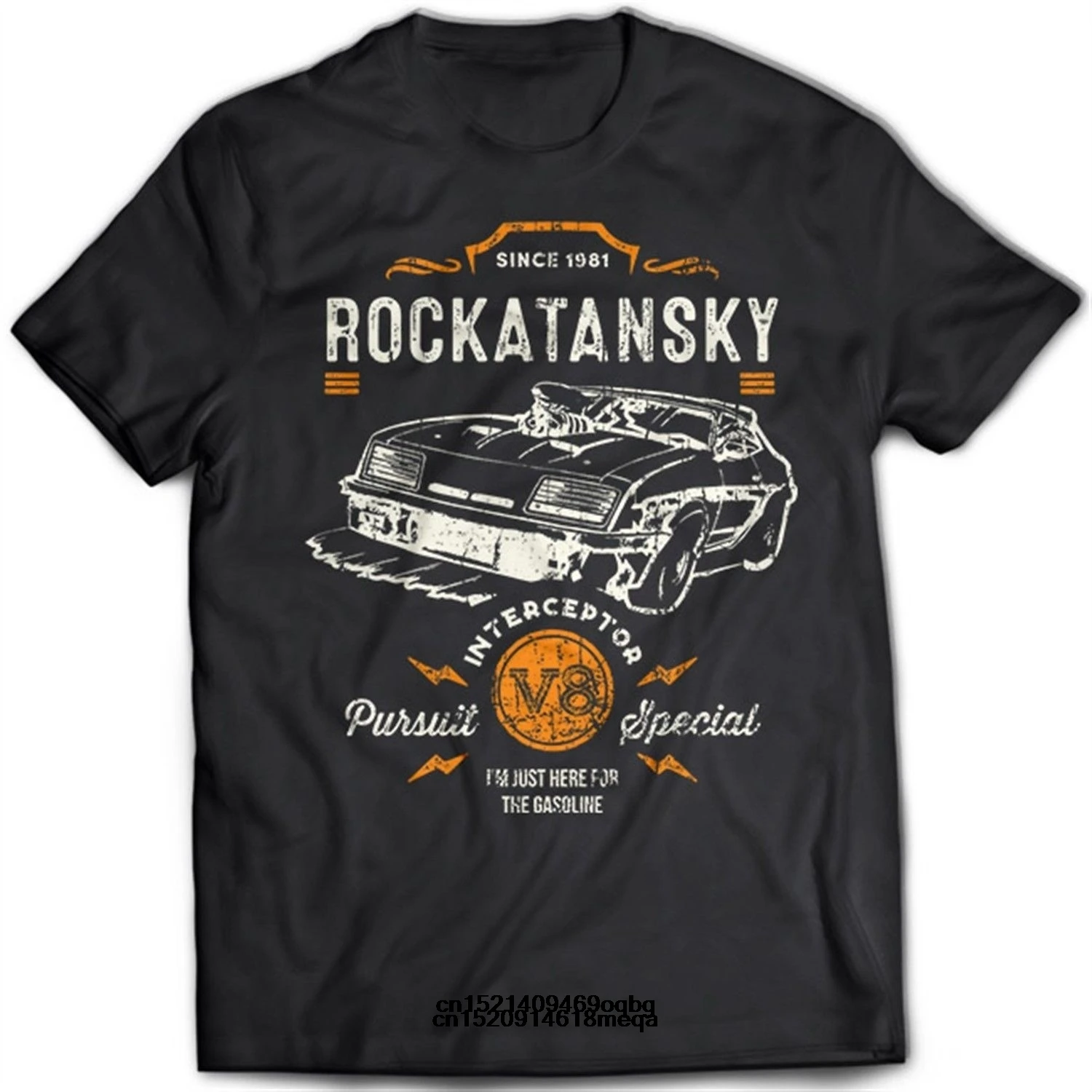 Футболка Rockatansky Мужская рубашка Mad Max Mfp Force Fury Road преследование перехватчик V8 |
