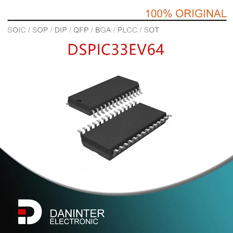 

10 шт./партия, фотообои DSPIC33EV64, фотообои S0 DSPIC33EV64GM102, фотообои SO SOP28