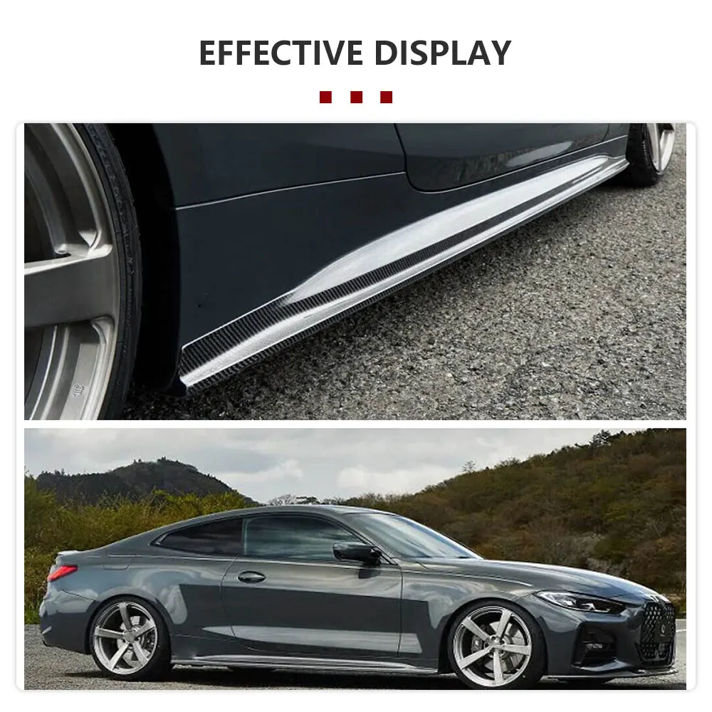 Удлинитель боковой юбки из сухого углерода для BMW 4 серии G22 G23 M-SPORT 2D рокерная