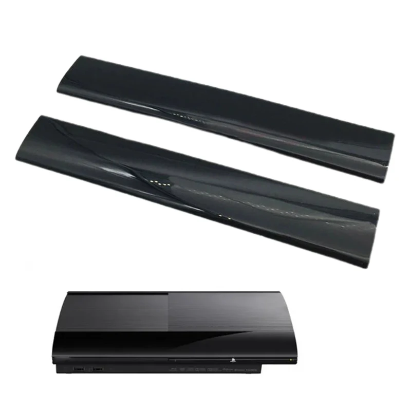 1 Set For PS3 SLIM 4000 Console Repair Part Black Cover Shell Front Housing Case Left Right Faceplate Panel