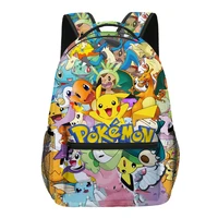 in stock anime pok%c3%a9mon cartoon character kawaii pikachu primary and secondary school bag childrens backpack birthday gift
