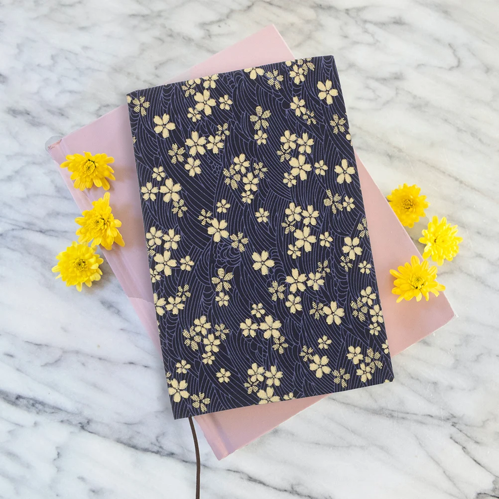 

Book Cover Hand Decor Protector School Stylish Notebook Sleeve Delicate Fabric Protective Student Use
