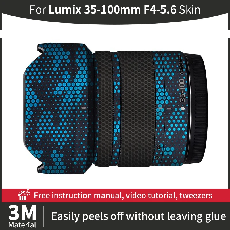 Для Lumix 35 100 мм Skin 35-100 F4-5.6 чехол для объектива камеры с защитой от царапин