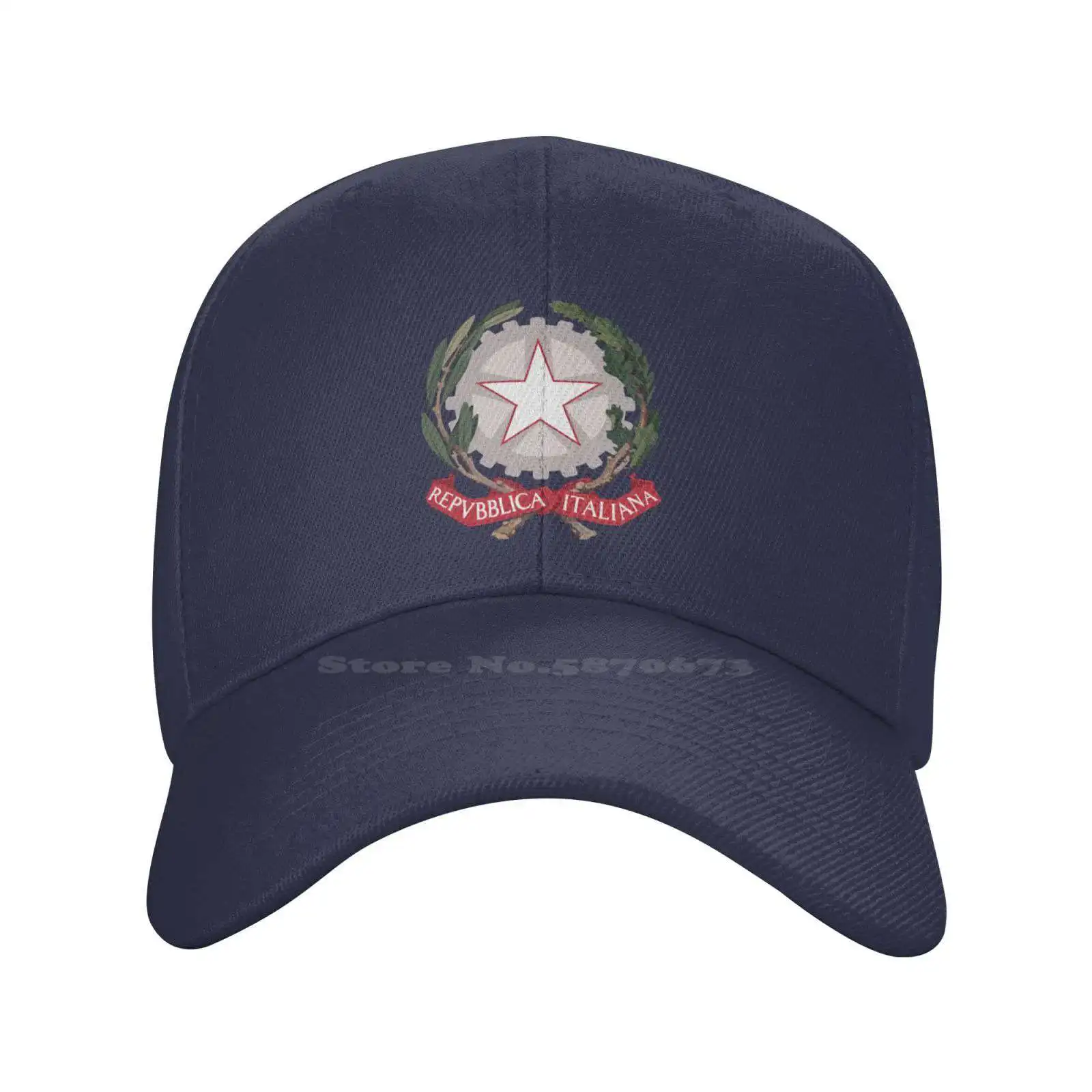 

Italy Top Quality Logo Denim cap Baseball cap Knitted hat