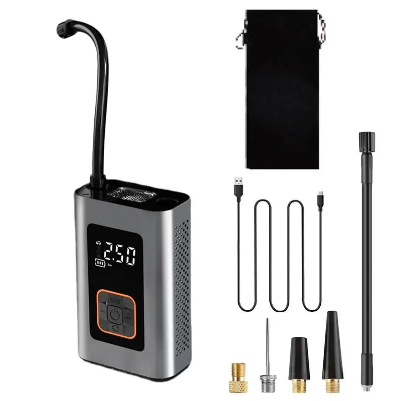 

Tire Inflator Portable Air Compressor Battery Car Tire Air Pump Multifunctional Tire Air Compressor With Digital Pressure Gauge