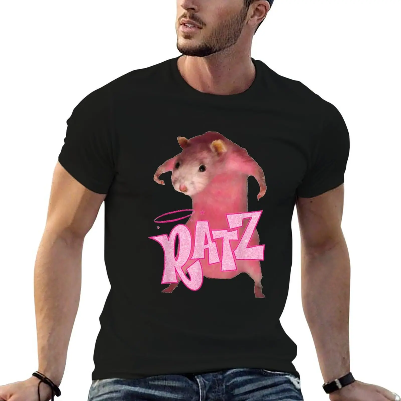 Фото Футболка Ratz Pink Meme Best Tee для фанатов, мужчин, женщин, детей, мальчиков, забавные футболки, мужская футболка, персонализированная футболка №1