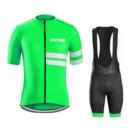 

2023 Cycling Jersey Men's Style Short Sleeves Cycling Clothing Sportswear Outdoor Bike Clothing Set Mtb Encymo